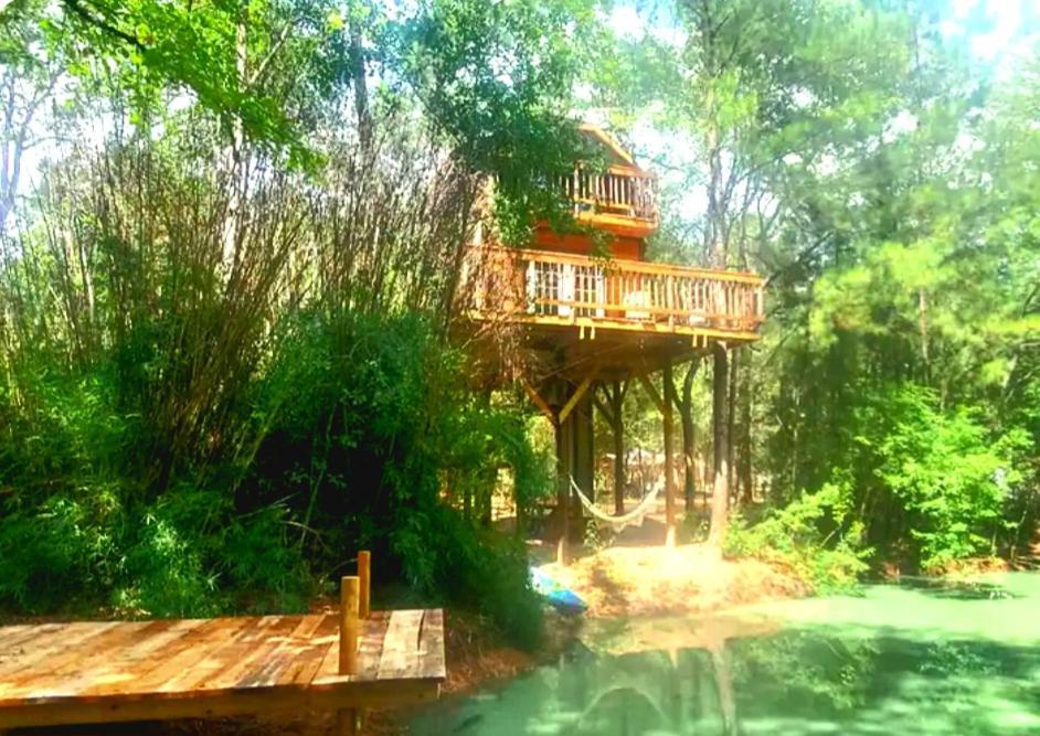 Waterfront Treehouse In A Magical Forest Waller 外观 照片